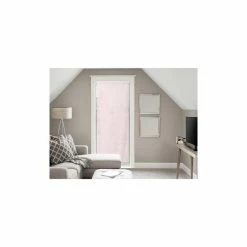 Soleil D'ocre Voile Pour Porte Fenêtre En Coton 90x200 Cm PANAMA Rose