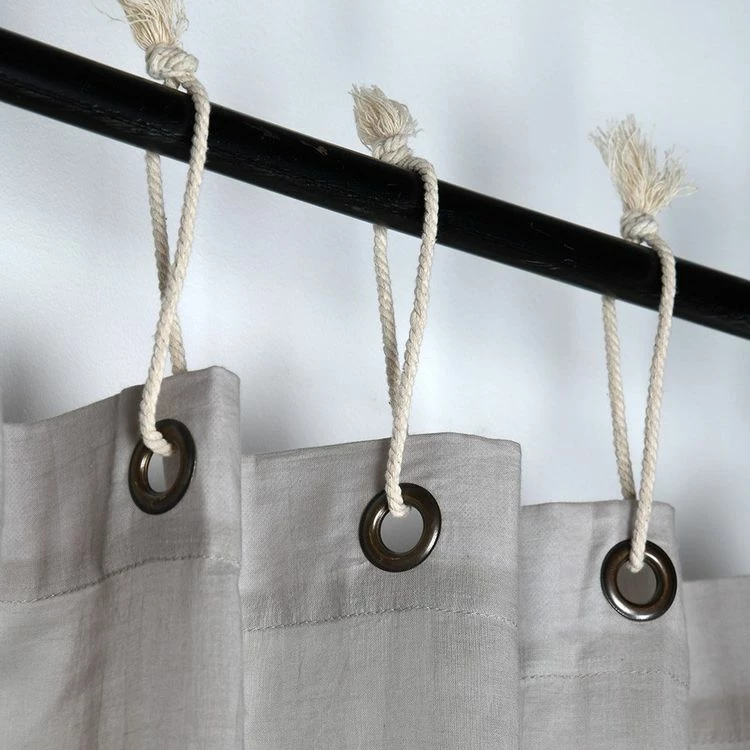 Lovely Casa Voilage 140x260 Cm Olonne Naturel Coton 4 Lovely Casa Voilage 140x260 Cm Olonne Naturel Coton – Image 2