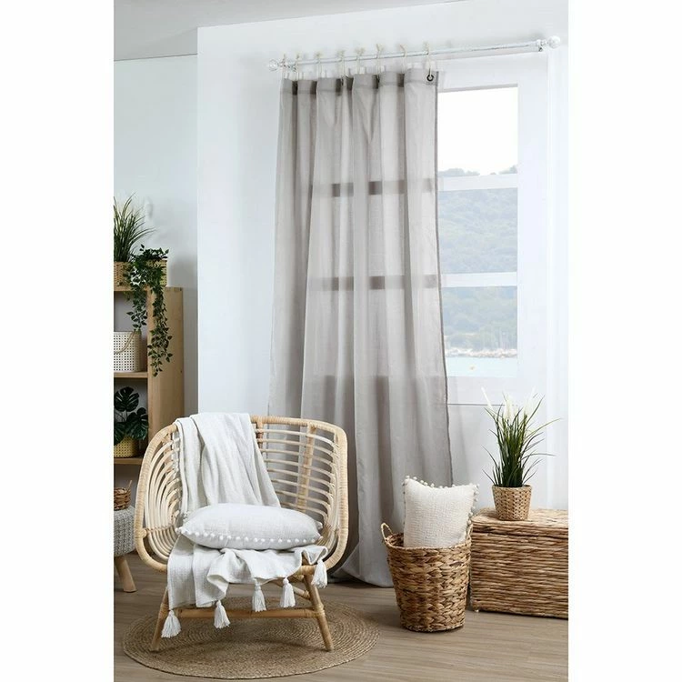 Lovely Casa Voilage 140x260 Cm Olonne Naturel Coton 5 Lovely Casa Voilage 140x260 Cm Olonne Naturel Coton – Image 3