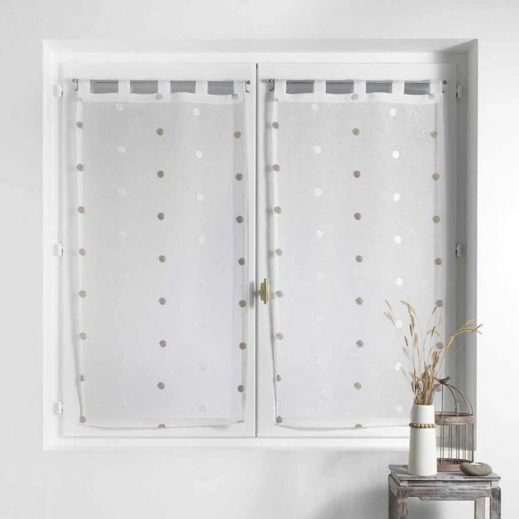 Paris Prix Paire De Voilages Lorna 60x90cm Blanc 3 Paris Prix Paire De Voilages Lorna 60x90cm Blanc