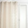 ATMOSPHERA Voilage Sama Impression Jacquard 140 X 240 Cm - Lin/Beige