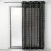 Paris Prix Rideau Voilage à Œillets Letiko 140x240cm Noir -Auchan Boutique B2CD 3234