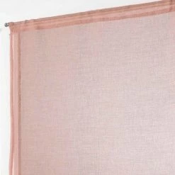 Paris Prix Paire De Voilages Sandra 60x160cm Rose -Auchan Boutique B2CD 3254