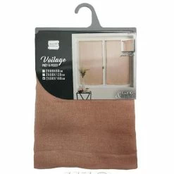 Paris Prix Paire De Voilages Sandra 60x160cm Rose -Auchan Boutique B2CD 3256