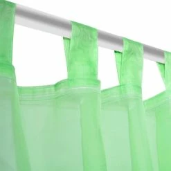 VIDAXL Rideau Fin Vert Pomme 140x245 Cm 2 Pcs 11 VIDAXL Rideau Fin Vert Pomme 140x245 Cm 2 Pcs -Auchan Boutique B2CD 3271