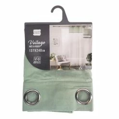 Paris Prix Rideau Voilage à Œillets Jolibel 137x240cm Menthe 10 Paris Prix Rideau Voilage à Œillets Jolibel 137x240cm Menthe -Auchan Boutique B2CD 3290