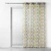 Paris Prix Rideau Voilage Palpito 140x240cm Jaune & Blanc