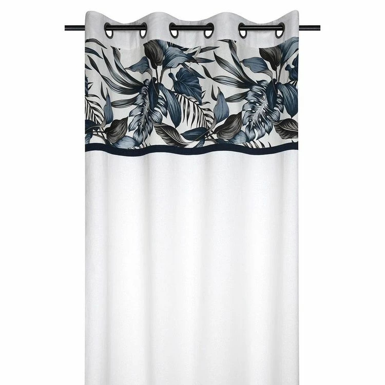 Lovely Casa Rideau à œillets 140x260 Cm Paraiso Bleu Coton 3 Lovely Casa Rideau à œillets 140x260 Cm Paraiso Bleu Coton