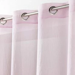 Paris Prix Rideau Voilage Telma 140x280cm Rose 8 Paris Prix Rideau Voilage Telma 140x280cm Rose -Auchan Boutique B2CD 3373