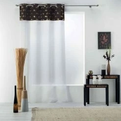 Paris Prix Rideau Voilage à Œillets Tigalo 140x240cm Blanc 7 Paris Prix Rideau Voilage à Œillets Tigalo 140x240cm Blanc -Auchan Boutique B2CD 3377