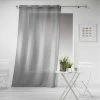 Paris Prix Rideau Voilage Haltona 140x280cm Gris