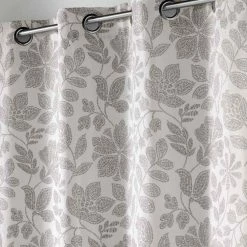 Paris Prix Rideau à Œillets Imprimé Panachic 140x240cm Beige -Auchan Boutique B2CD 340