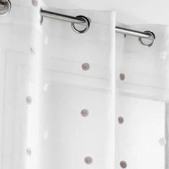 Paris Prix Rideau Voilage à Œillets Lorna 140x280cm Blanc -Auchan Boutique B2CD 3402