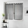 Paris Prix Paire De Voilages Pointille 60x90cm Anthracite