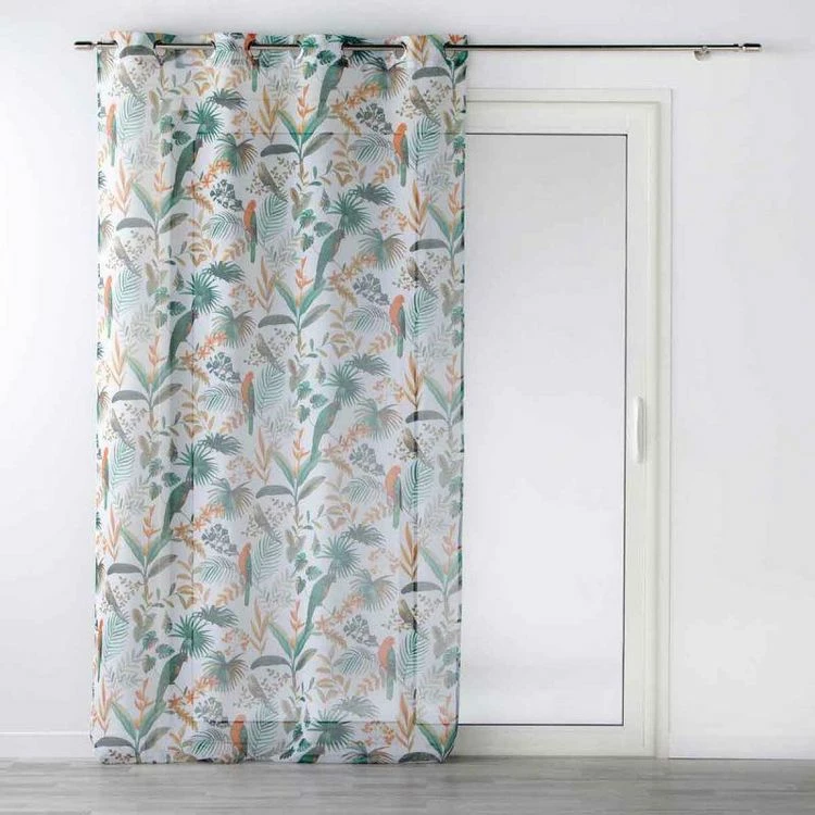 Paris Prix Rideau Voilage à Œillets Panis 140x240cm Blanc 3 Paris Prix Rideau Voilage à Œillets Panis 140x240cm Blanc