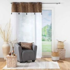 Paris Prix Rideau Voilage à Œillets Evie 140x240cm Choco 9 Paris Prix Rideau Voilage à Œillets Evie 140x240cm Choco -Auchan Boutique B2CD 3443