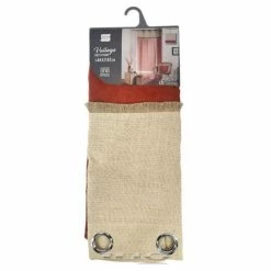 Paris Prix Rideau Voilage à Œillets Greenybel 140x240cm Terracotta 10 Paris Prix Rideau Voilage à Œillets Greenybel 140x240cm Terracotta -Auchan Boutique B2CD 3449