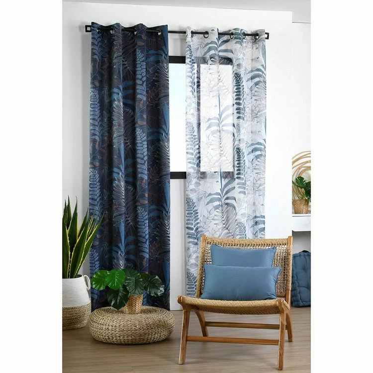 Lovely Casa Voilage à œillets 140x260 Cm Papua Blanc 5 Lovely Casa Voilage à œillets 140x260 Cm Papua Blanc – Image 3