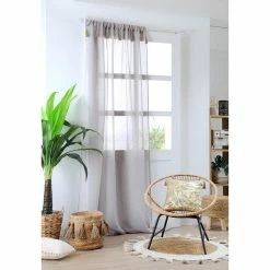 Lovely Casa Voilage Passe Tringle 140x260 Cm Ibiza Naturel 7 Lovely Casa Voilage Passe Tringle 140x260 Cm Ibiza Naturel -Auchan Boutique B2CD 3467