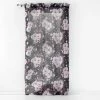 Paris Prix Rideau Voilage Ă Ĺ’illets Velvet Flower 140x240cm Noir 1 Paris Prix Rideau Voilage Ă Ĺ’illets Velvet Flower 140x240cm Noir -Auchan Boutique B2CD 3468