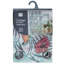 Paris Prix Rideau Voilage à Œillets Caracas 140x240cm Blanc -Auchan Boutique B2CD 3480