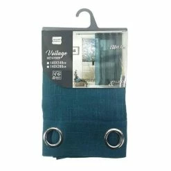 Paris Prix Rideau Voilage à Œillets Zazy 140x280cm Bleu -Auchan Boutique B2CD 3485