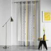 Paris Prix Rideau Voilage Yellow Mix 140x240cm Multicolore -Auchan Boutique B2CD 3493