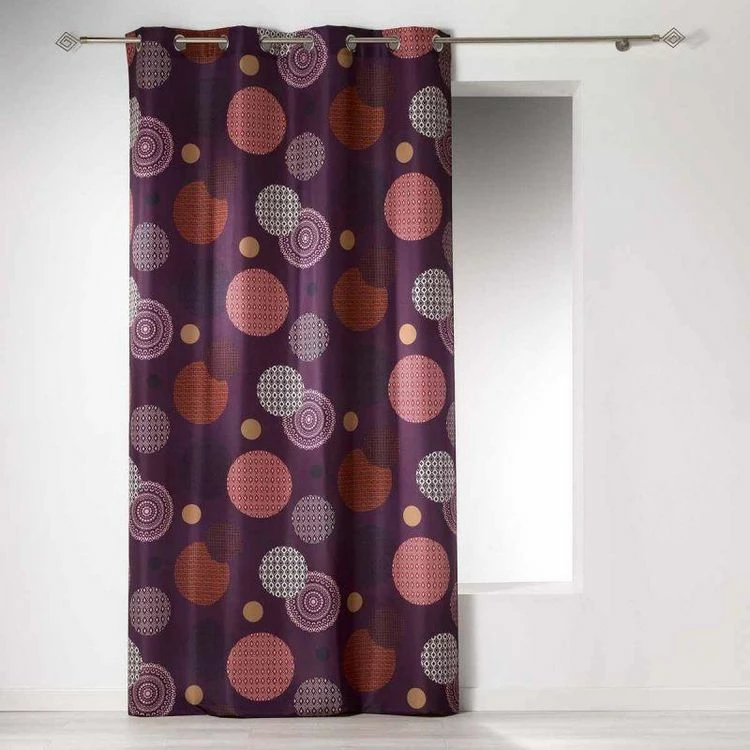 Paris Prix Rideau à Œillets Prem 140x260cm Prune 3 Paris Prix Rideau à Œillets Prem 140x260cm Prune