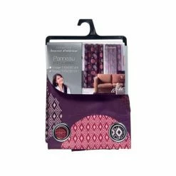 Paris Prix Rideau à Œillets Prem 140x260cm Prune 6 Paris Prix Rideau à Œillets Prem 140x260cm Prune -Auchan Boutique B2CD 3513