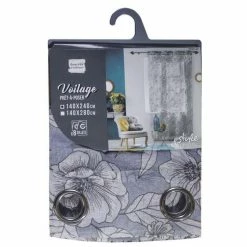 Paris Prix Rideau Voilage à Œillets Milady 140x240cm Gris 9 Paris Prix Rideau Voilage à Œillets Milady 140x240cm Gris -Auchan Boutique B2CD 3524