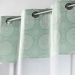 Paris Prix Rideau Voilage à Œillets Sibel 140x240cm Menthe 8 Paris Prix Rideau Voilage à Œillets Sibel 140x240cm Menthe -Auchan Boutique B2CD 3528