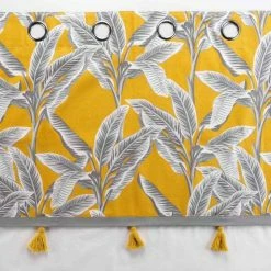 Paris Prix Rideau à Œillets Isibelle 140x240cm Jaune -Auchan Boutique B2CD 353