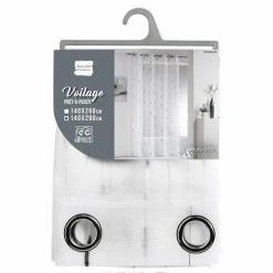 Paris Prix Rideau Voilage à Œillets Chenilla 140x280cm Gris 9 Paris Prix Rideau Voilage à Œillets Chenilla 140x280cm Gris -Auchan Boutique B2CD 3548