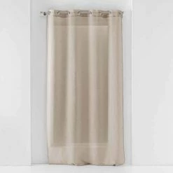 Paris Prix Rideau Voilage à Œillets Sandra 140x280cm Lin