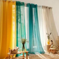 Paris Prix Rideau Voilage à Œillets Sandra 140x280cm Lin 10 Paris Prix Rideau Voilage à Œillets Sandra 140x280cm Lin -Auchan Boutique B2CD 3552