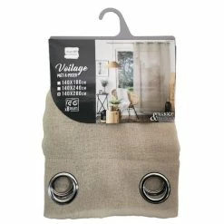 Paris Prix Rideau Voilage à Œillets Sandra 140x280cm Lin 11 Paris Prix Rideau Voilage à Œillets Sandra 140x280cm Lin -Auchan Boutique B2CD 3553