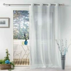 Paris Prix Rideau Voilage à Œillets Zazy 140x280cm Blanc -Auchan Boutique B2CD 3579