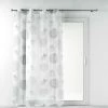 Paris Prix Rideau Voilage à Œillets Baxo 140x240cm Blanc