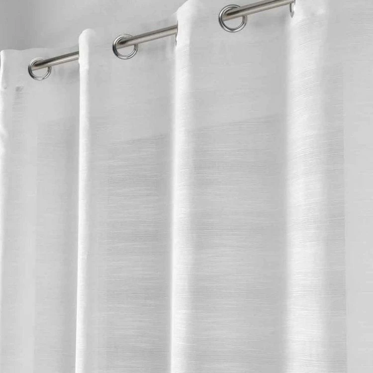 Paris Prix Rideau Voilage à Œillets Effie 140x280cm Gris 4 Paris Prix Rideau Voilage à Œillets Effie 140x280cm Gris – Image 2