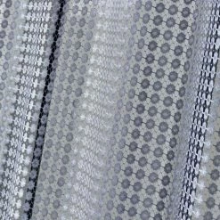 Paris Prix Paire De Voilages Maille Adria 60x90cm Gris -Auchan Boutique B2CD 3633