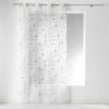 Paris Prix Rideau Voilage à Œillets Boho Chic 140x240cm Blanc 2 Paris Prix Rideau Voilage à Œillets Boho Chic 140x240cm Blanc -Auchan Boutique B2CD 3635