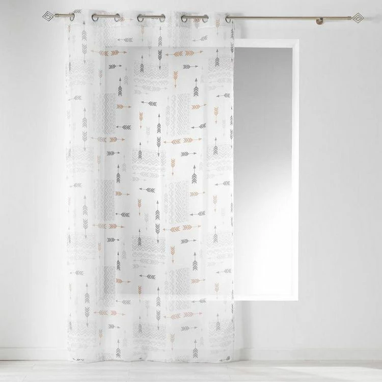 Paris Prix Rideau Voilage à Œillets Boho Chic 140x240cm Blanc 3 Paris Prix Rideau Voilage à Œillets Boho Chic 140x240cm Blanc