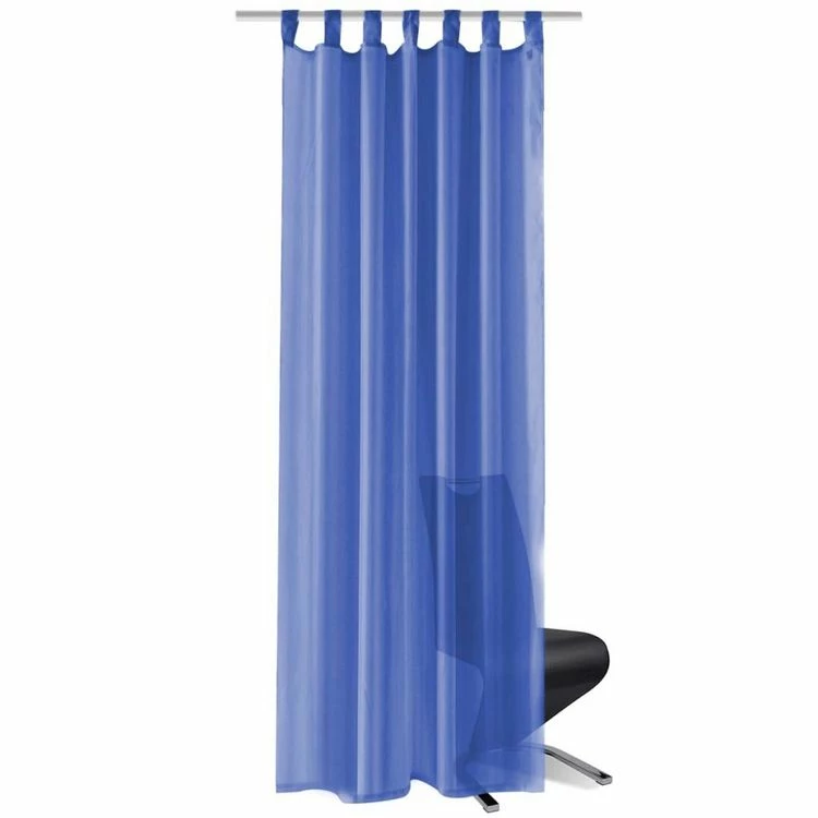 VIDAXL Rideau Occultant 2 Pcs Voile 140 X 175 Cm Bleu Royal 4 VIDAXL Rideau Occultant 2 Pcs Voile 140 X 175 Cm Bleu Royal – Image 2