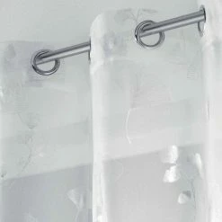 Paris Prix Rideau Voilage à Œillets Bloomy 140x240cm Blanc 7 Paris Prix Rideau Voilage à Œillets Bloomy 140x240cm Blanc -Auchan Boutique B2CD 3662