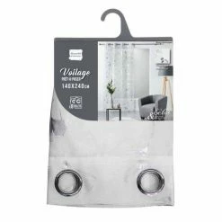 Paris Prix Rideau Voilage à Œillets Bloomy 140x240cm Blanc 8 Paris Prix Rideau Voilage à Œillets Bloomy 140x240cm Blanc -Auchan Boutique B2CD 3663
