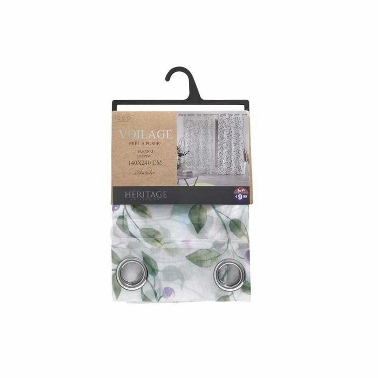 Paris Prix Rideau Voilage à Œillets Ancolie 140x240cm Blanc 4 Paris Prix Rideau Voilage à Œillets Ancolie 140x240cm Blanc – Image 2