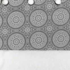 Paris Prix Rideau Voilage à Œillets Sibel 140x240cm Gris 9 Paris Prix Rideau Voilage à Œillets Sibel 140x240cm Gris -Auchan Boutique B2CD 3674