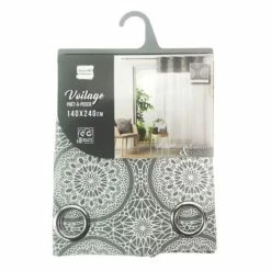 Paris Prix Rideau Voilage à Œillets Sibel 140x240cm Gris 10 Paris Prix Rideau Voilage à Œillets Sibel 140x240cm Gris -Auchan Boutique B2CD 3675