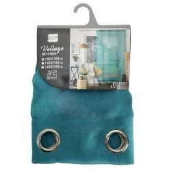 Paris Prix Rideau Voilage à Œillets Sandra 140x180cm Bleu 11 Paris Prix Rideau Voilage à Œillets Sandra 140x180cm Bleu -Auchan Boutique B2CD 3687