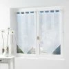 Paris Prix Paire De Voilages Salina 60x90cm Blanc